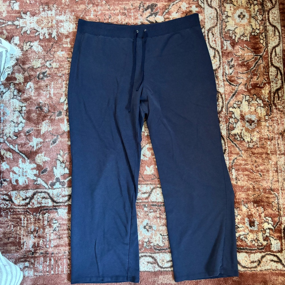 Cato Woman Dark Navy Wide Leg Casual Pants Size 18/20W - Picture 3 of 6
